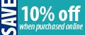 10% discount